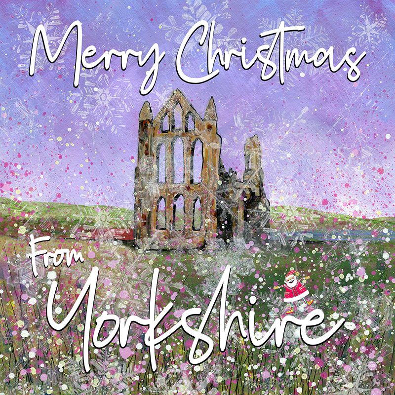 Whitby Abbey Christmas Card
